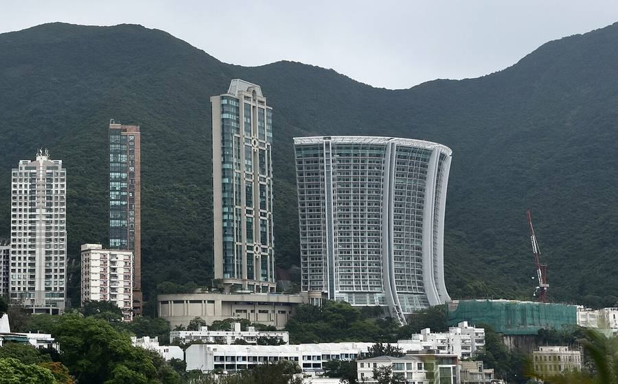 Repulse Bay waterfront residential towers on Hong Kong's Southside